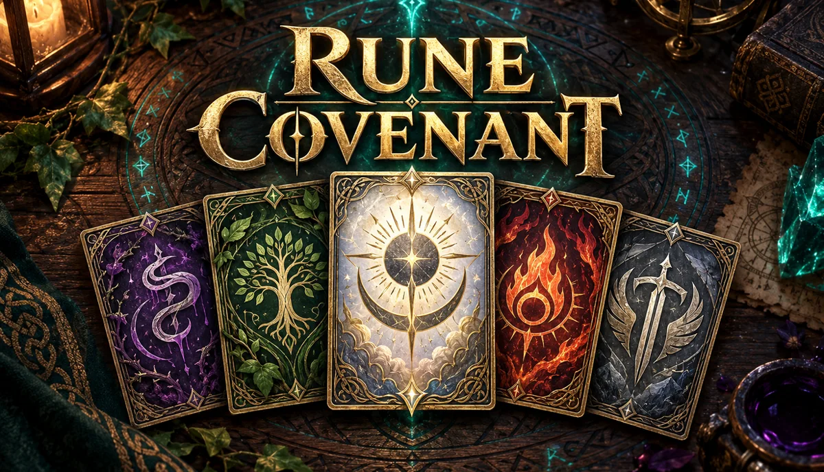 Official Rune Covenant fantasy key art