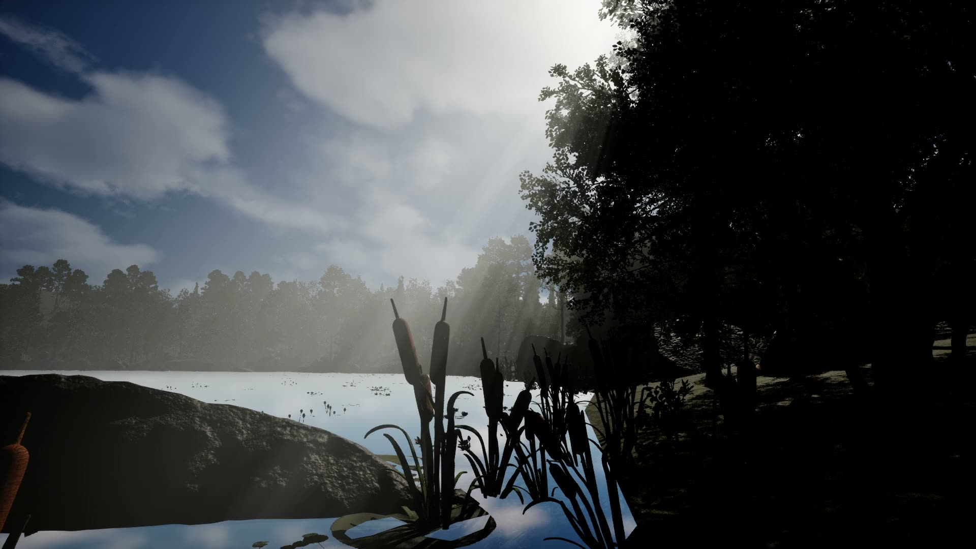Snowy wilderness and frozen wetland in Minus Zero