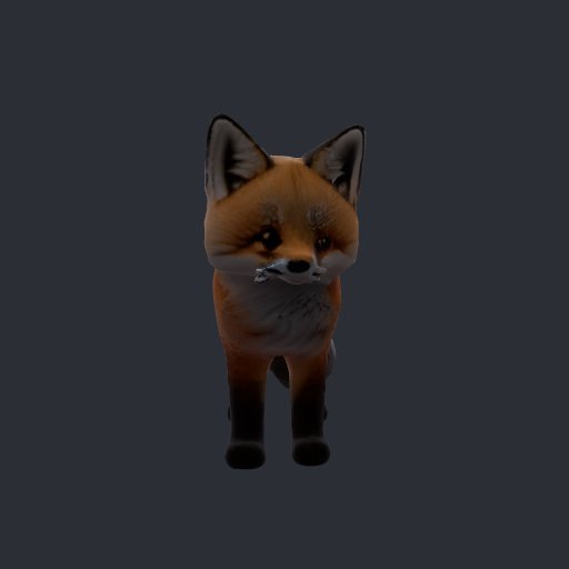 A Young Red Fox Kit, Small Fluffy Fox Wi preview from the Minus Zero item library