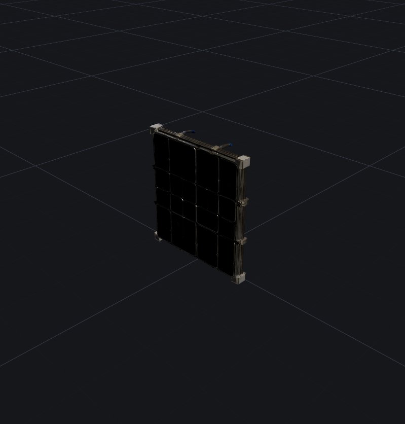Solar Panel preview from the Minus Zero item library