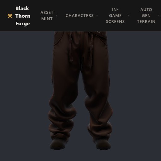 Hide Pants preview from the Minus Zero item library