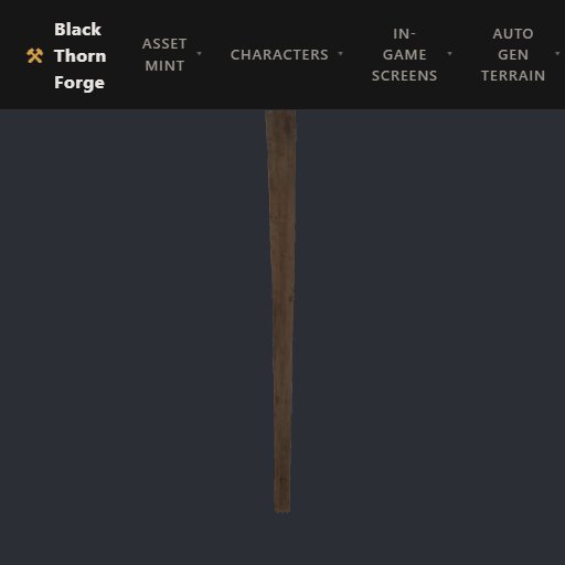 Pickaxe preview from the Minus Zero item library