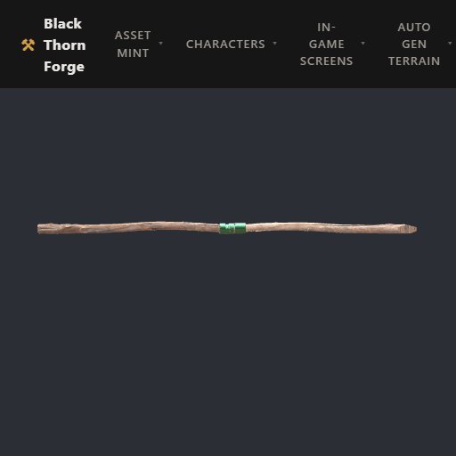 Spear with Cut Tip preview from the Minus Zero item library