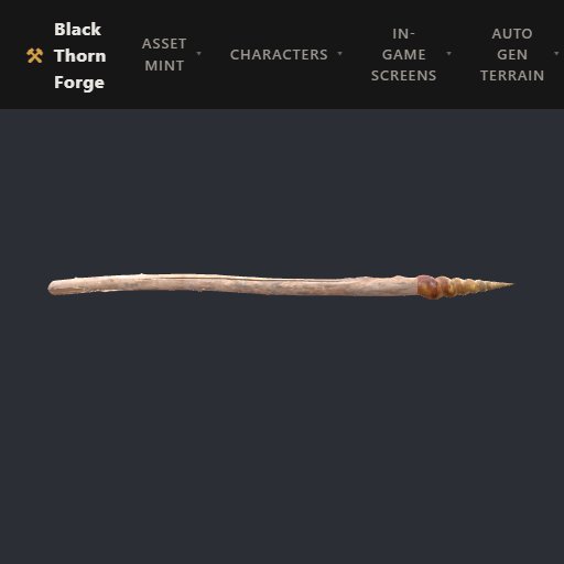 Shell-Tip Arrow preview from the Minus Zero item library