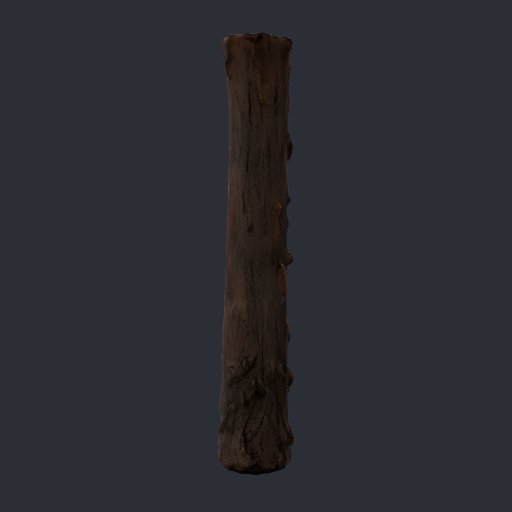 Pine Log preview from the Minus Zero item library