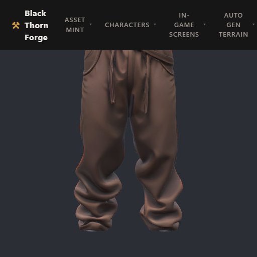 Hide Pants (composed) preview from the Minus Zero item library