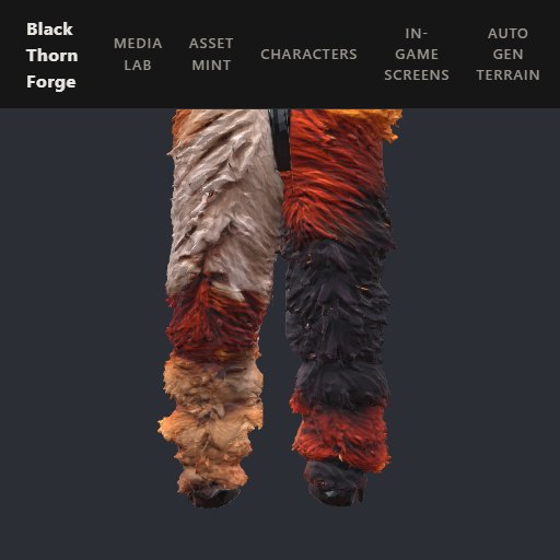 Hide Pants - Mix Fur preview from the Minus Zero item library
