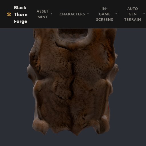 Fur Cougar Vest preview from the Minus Zero item library
