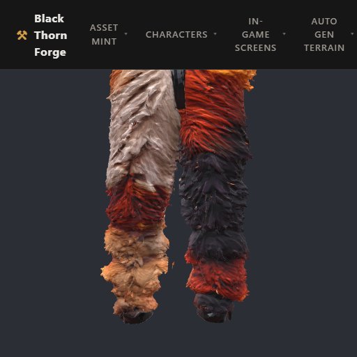 Hide Pants - Mix Fur (composed) preview from the Minus Zero item library